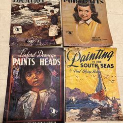 Lot Of 4 Walter T Foster How To Paint Vintage 1960’s Books