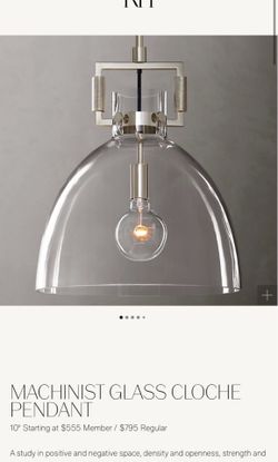 Restoration Hardware Kitchen pendant lights