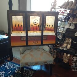 31x44 Orange And Brown