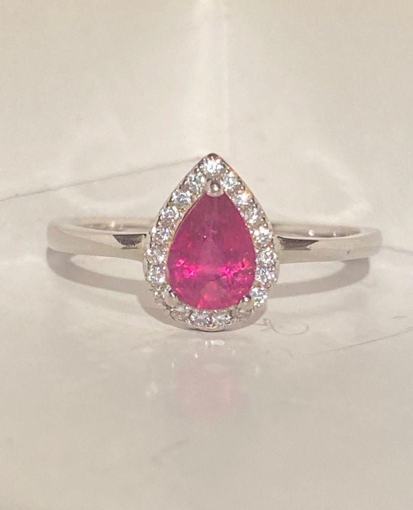 Natural Ruby Ring Sz 8