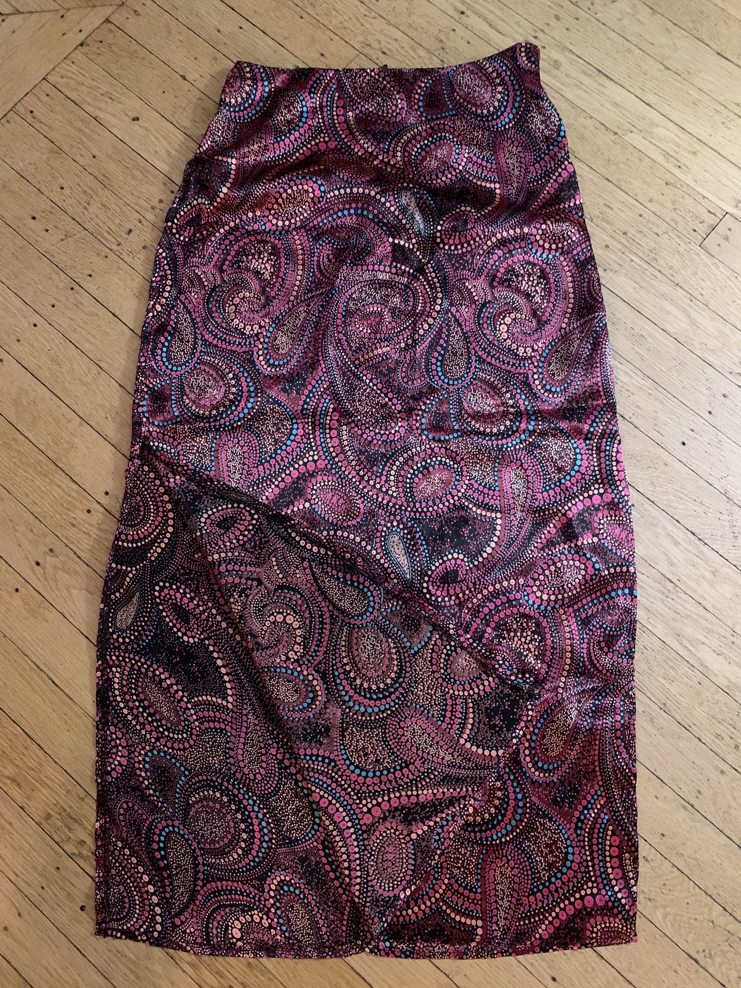 Paisley Vintage Maxi Skirt