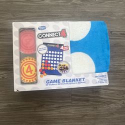 Connect 4 Game Blanket New