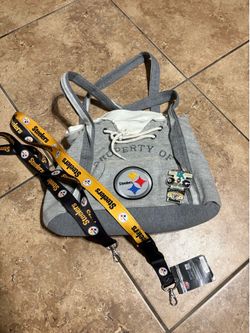 Steelers Purse, Keychain, & Pin