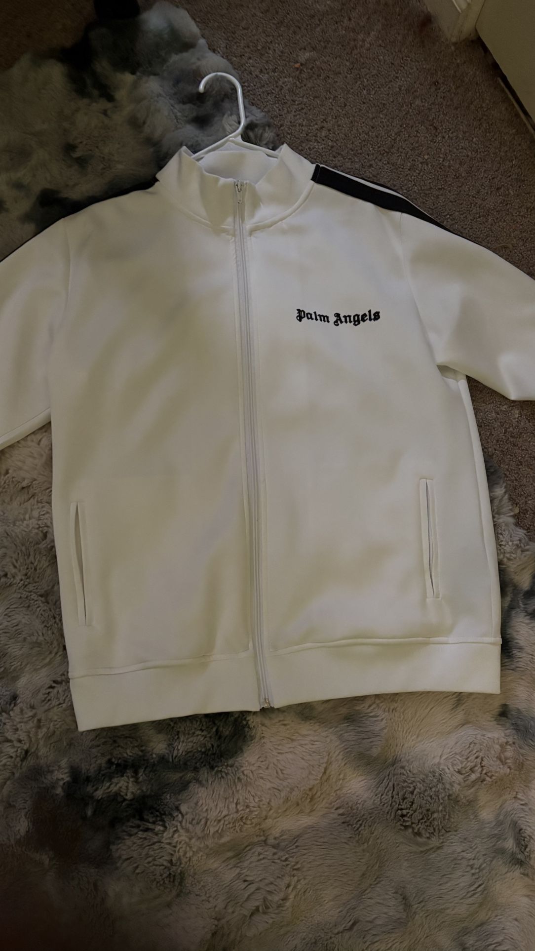 Medium White Palm Angels Track Jacket