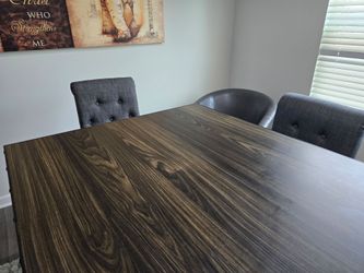 Dining room table and chairs
