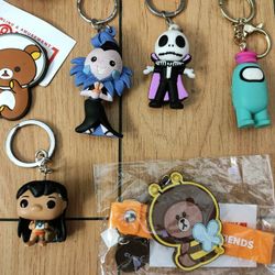 Keychains And Bag Clips Brand New Each. Fontana Pickup.