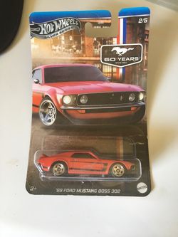 Orange mustang