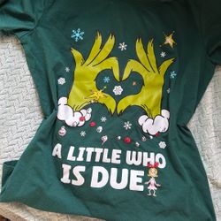 Grinch Christmas Baby Due T-Shirt