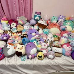 Squishmallows (70) Some Very Rare