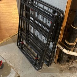 Twin Bed Metal Bedframe X2- Foldable
