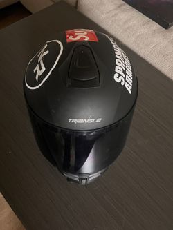 Triangle used motorcycle full face helmet DOT