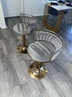 Bar  stools.