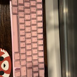 Pink Glorious Mechanical Keyboard 