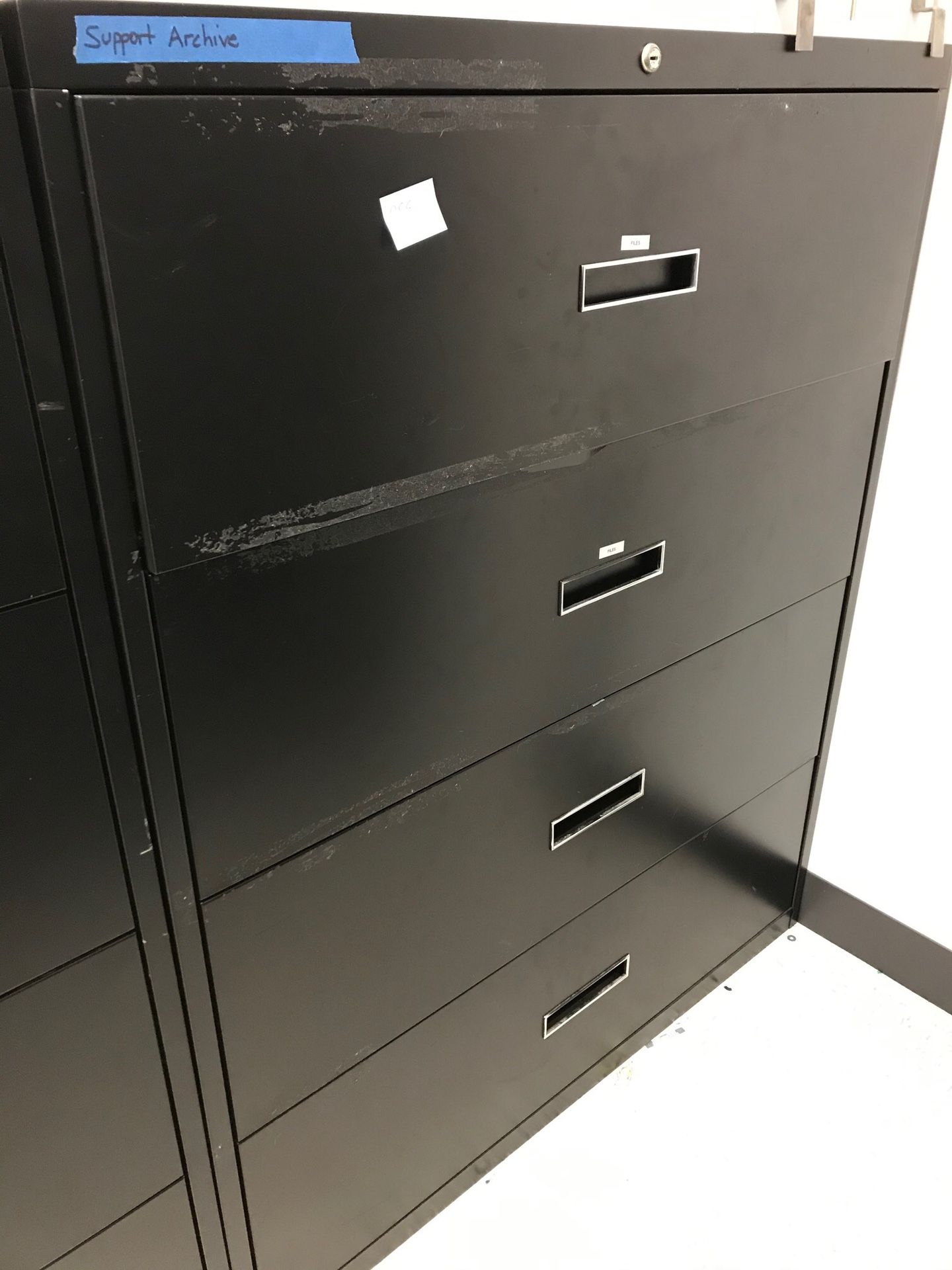 2 Large Steel File Cabinets