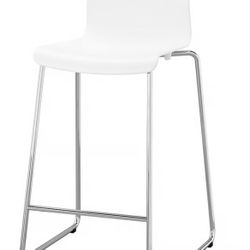 (2) White Bar Stools IKEA $100 For (2)