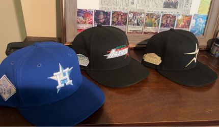 Astros fitted hats 7 1/2