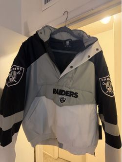 Raiders 1/2 zip jacket brand new size L