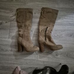 suede boots size 8