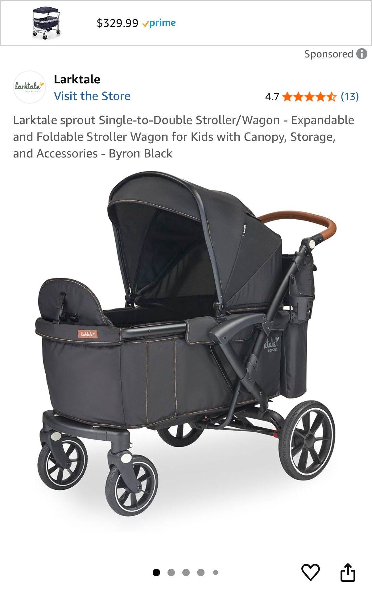 Larktale Sprout Adjustable Stroller