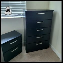 NEW TALL CHEST WITH A NIGHT STAND 😊 ASSEMBLED