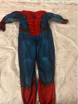 Spiderman costume no mask size 6-8 kids