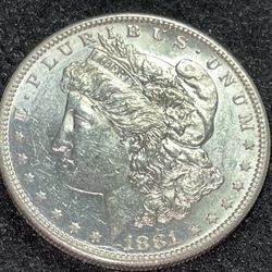 1881  Morgan Silver Dollar