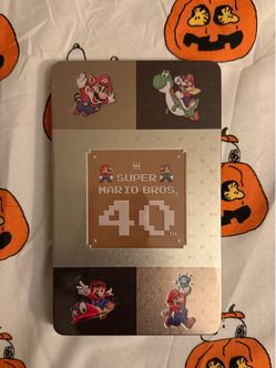 Nintendo Switch Super Mario Bros 40th Anniversary Collectible Game Case SEALED
