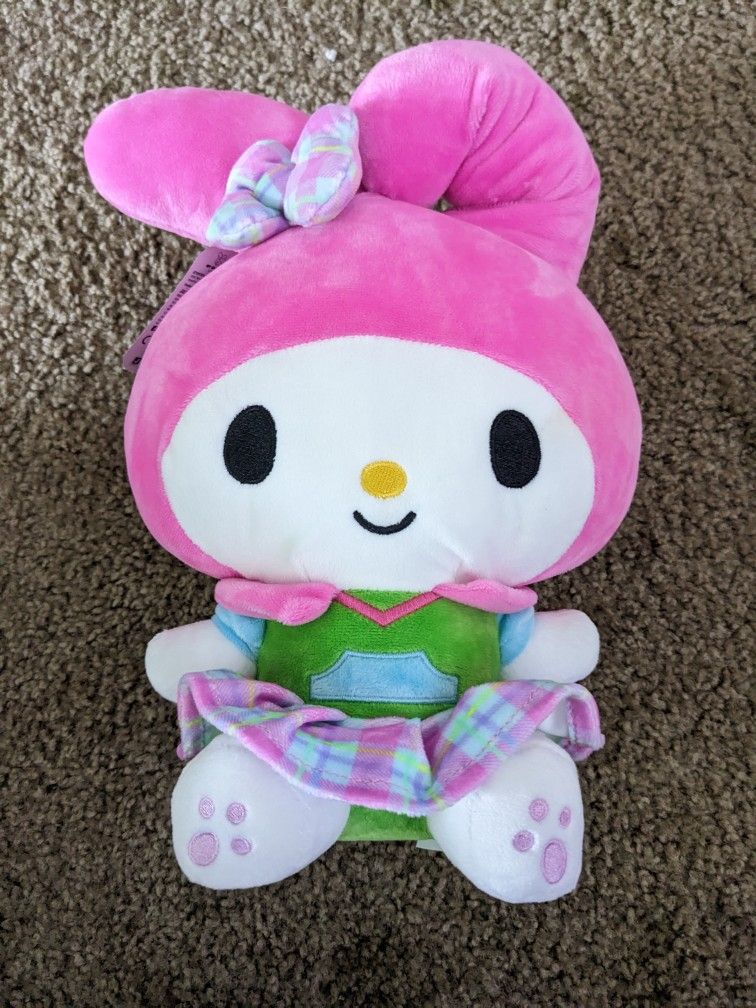 Brand New My Melody Hello Kitty plushie