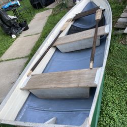 12ft Aluminum Jon Boat Semi -v 