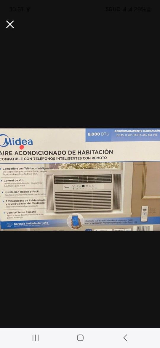 8k WINDOW AC