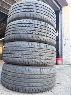 4 used 235/50/20 BRIDGESTON ECOPIA RFT TIRES
