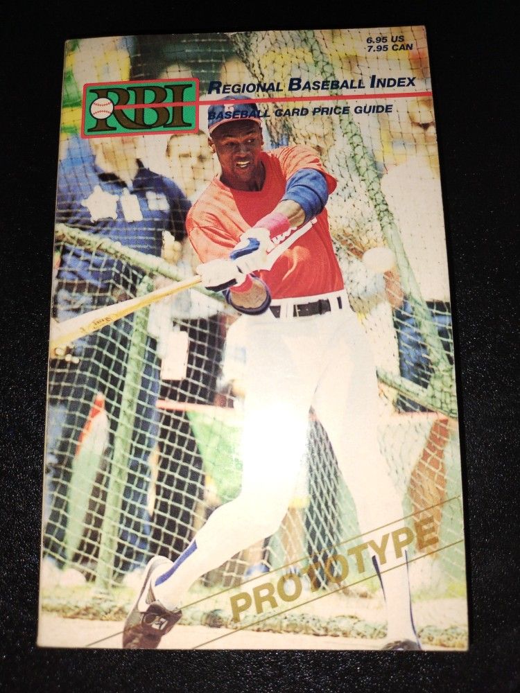Michael Jordan PROTOTYPE BASEBALL INDEX