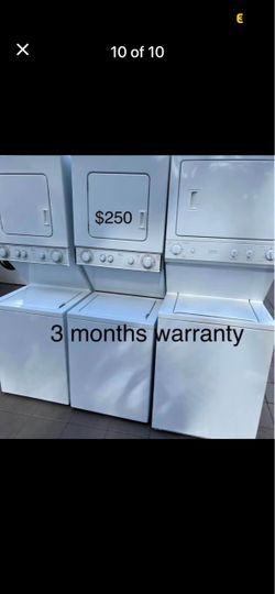 Stackable Washer & Dryer loundry. Tested & Ready to Use. 3-Month Warranty. Delivery Available in Miami-Dade & Broward