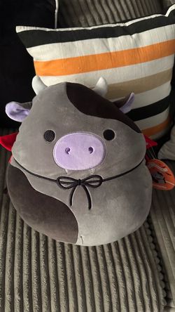 Halloween Squishmallows 12” - Bridgette the Vampire Cow Bat Plush
