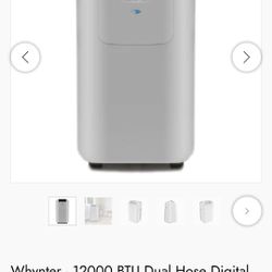 Whynter Elite 12,000 BTU Duel Hose Portable Air Conditioner With Heat And Drain Pump