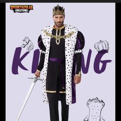 King Costume Adult Medium 