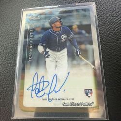 2019 TOPPS CHROME FERNANDO TATIS JR. 69/99 ROOKIE CARD AUTO🔥