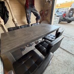 Dinner Table and stools