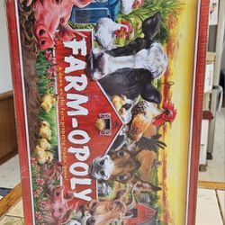 FARM-OPOLY Monopoly  - Farming Theme Board Game -  BRAND NEW , Still Sealed