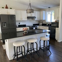 Set Of Three Bar Stools 