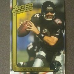 1991 Hi-Pro Chris Miller Atlanta Falcons #6 Quarterback Action Packed Football Card Vintage Collectible Sports NFL Trading