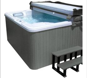 Highwood SPAKIT-FL-CGE Hot Tub Cabinet Spa Replacement Kit, Coastal Gray
