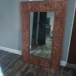 Rose Gold Couch Mirror 