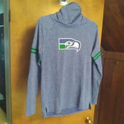 Nike Women's Seattle Seahawks Long Sleeve Funnel Sweatshirt Size Xs
