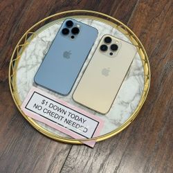 ✨ Pro-Level Cameras! - iPhone 13 Pro – Payments available with $5 DOWN ! - Smartphone 