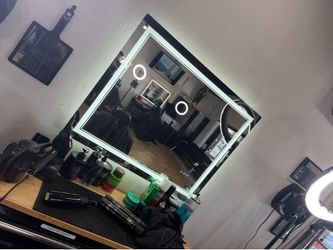 I am selling 1 Large Barber shop LED Mirror  with Lights, 3 Colors