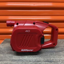 Coleman QuickPump 4D Battery Air Pump - Inflate & Deflate - Portable Red