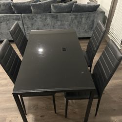 Table and chairs