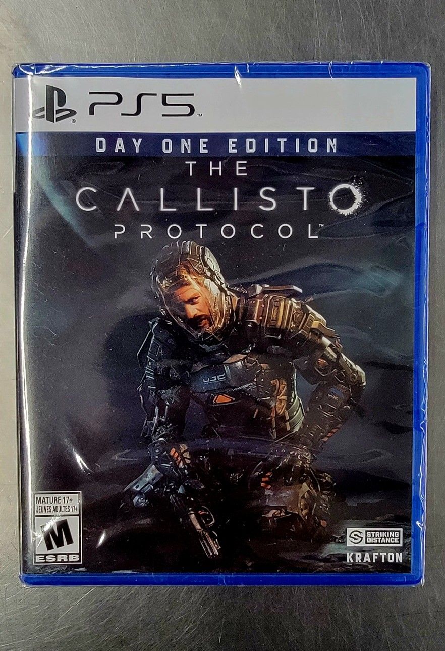 The Calisto Protocol Day One Edition for PS5, PS4, & or Xbox Series X New Not Openened In Plastic 