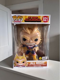 Funimation 10 inch All Might Glow Funko Pop
